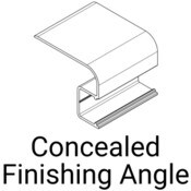 Knotwood Decking Finishing Angle Hidden, 50mm x 50mm - 5650mm (18'6") (80)